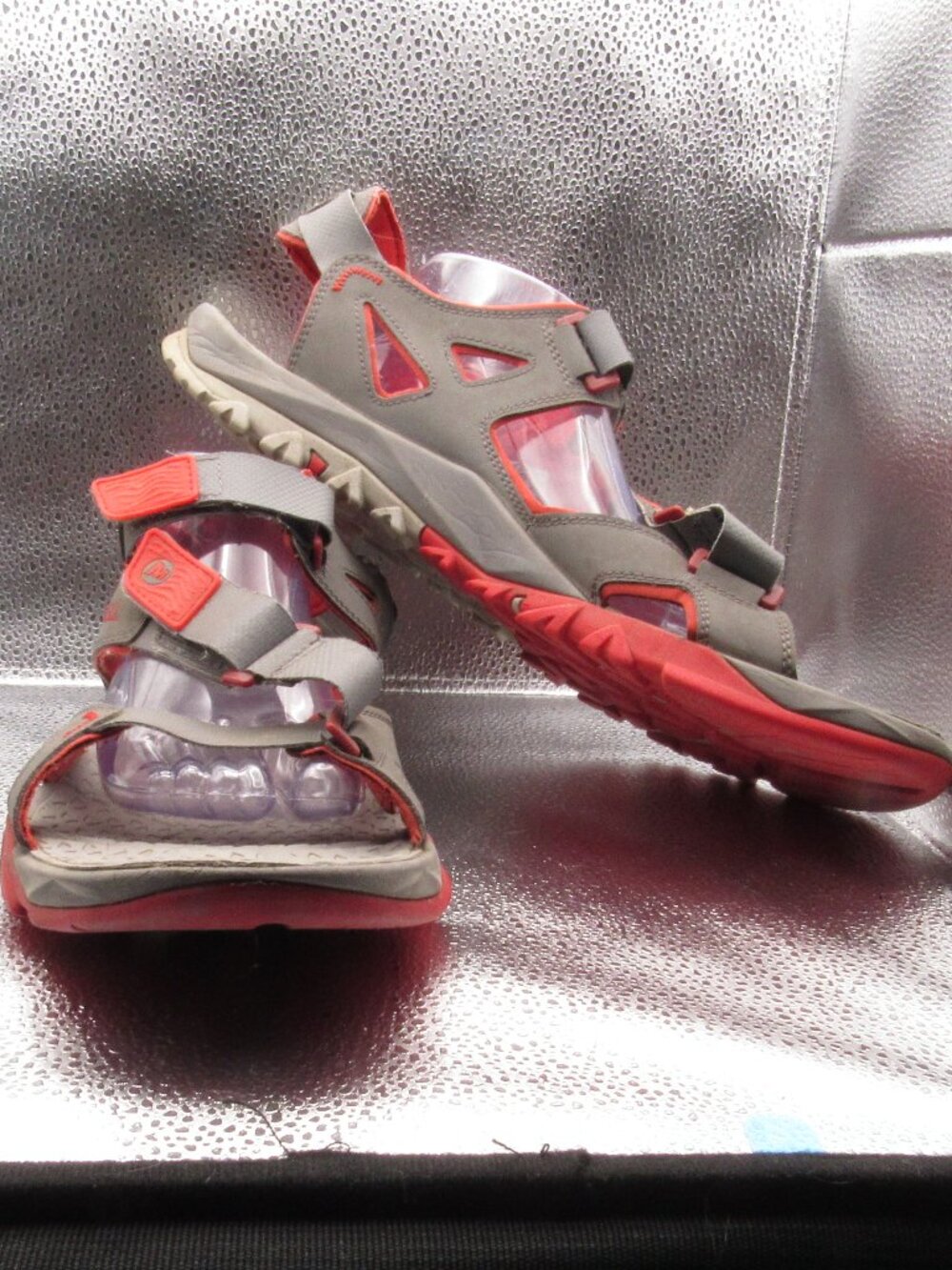 Merrell Red/Gray Castle Rock Sandals Size 14 Very Good Condition